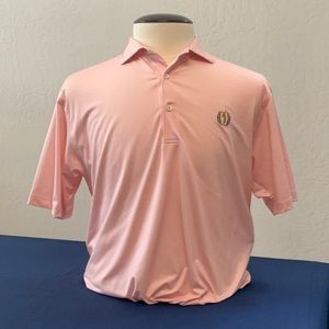 Turtleson Performance Golf Polo - Size M Pale Pink